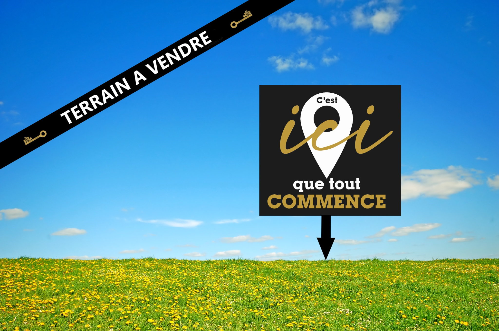 Terrain à construire de 682m2